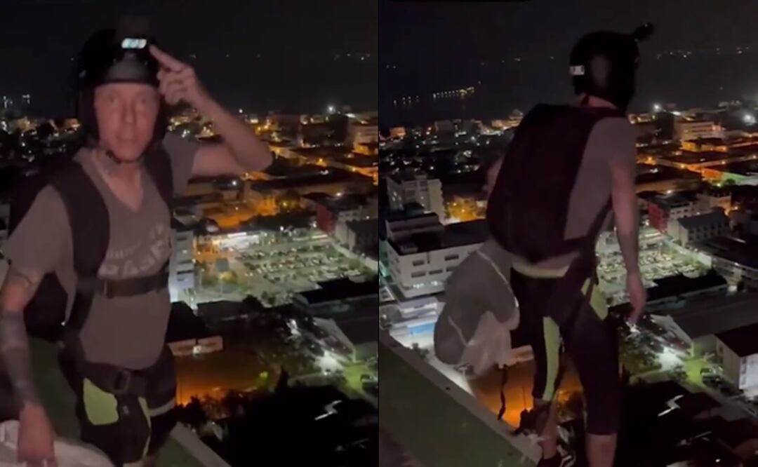 Hombre británico muere al saltar del piso 29 de un edificio; su paracaídas no abrió. Foto: Screenshot X