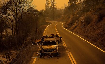 Dos personas mueren calcinadas en incendio forestal de California