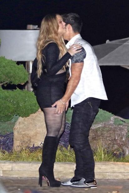 Captan a Mariah Carey en “caluroso” momento con su nuevo novio