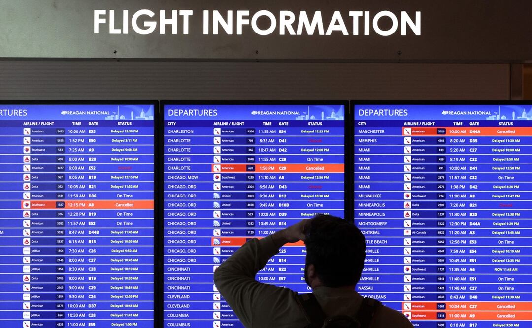 La página donde puedes consultar los horarios de vuelos del AICM con un solo clic. AFP