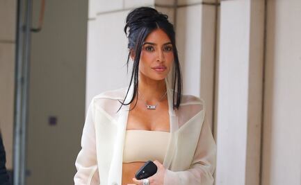 Kim Kardashian se atreve a llevar pantalones transparentes en NY