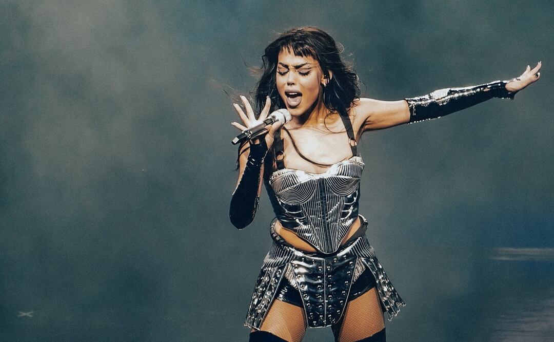 La cantante mexicana Danna Paola quien anunció su primera gira por Estados Unidos, "XT4S1S Tour USA". Foto: EFE/Mauricio López/Live Nation Entertainment