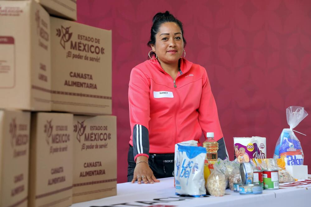 Alimentación para el Bienestar. ¿Qué incluye el apoyo de la 4T además de despensas gratis? ¿Dan dinero? Foto: Secretaría de Bienestar Estado de México