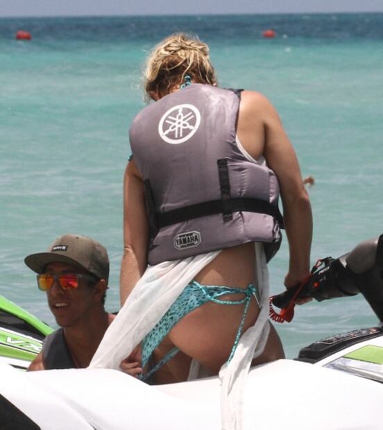 El bikini incómodo de Britney Spears