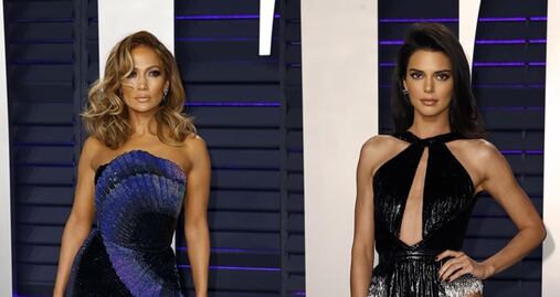 Jennifer Lopez y Kendall Jenner impactan en la fiesta de Vanity Fair