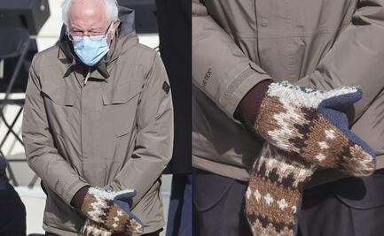 Bernie Sanders y sus manoplas roban protagonismo a Biden en redes