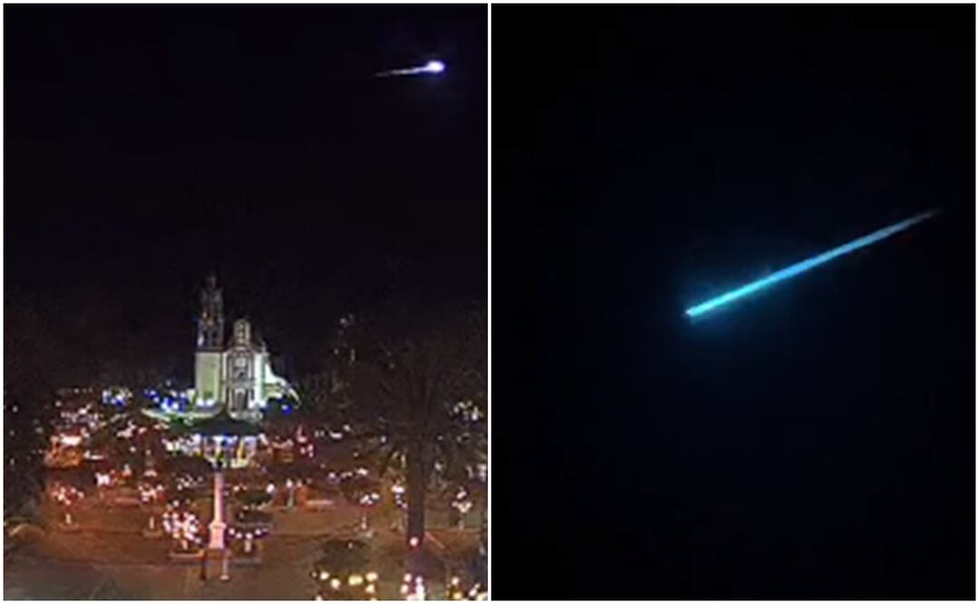 El bólido que se vio en México. ¿Cuál es la diferencia con un meteorito? Foto: X