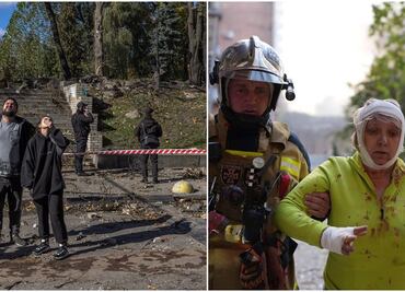 Videos. Ataques rusos dejan en shock a Kiev