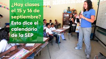¿Hay clases el 15 y 16 de septiembre de 2023 según el Calendario Escolar de la SEP?