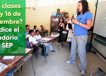 ¿Hay clases el 15 y 16 de septiembre de 2023 según el Calendario Escolar de la SEP?