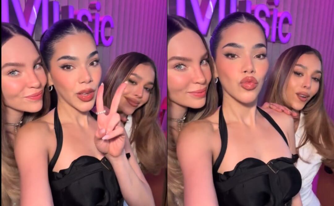 ¡Histórico! Belinda, Kenia OS y Danna Paola anuncian canción juntas y fans enloquecen. Tomada de TikTok @applemusic