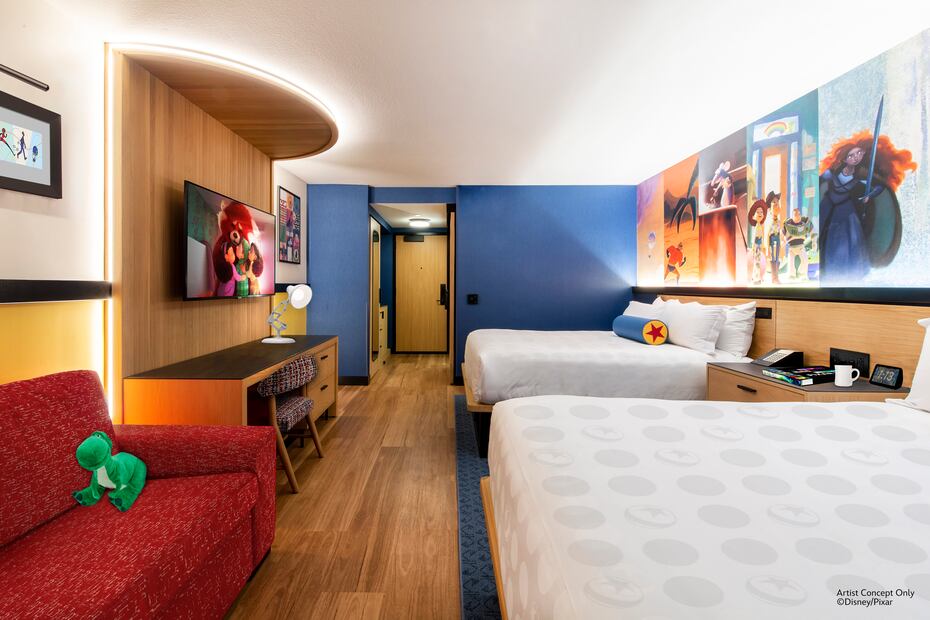 Pixar Place Hotel. Foto: Cortesía Disneyland Latino