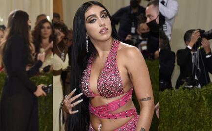 Lourdes Leon deslumbra con lencería de látex para desfile de Rihanna