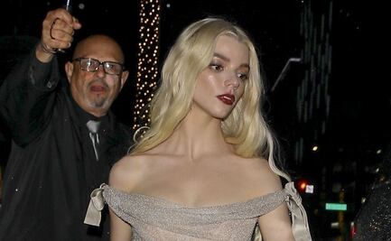 Anya Taylor-Joy luce como muñeca de porcelana con atuendo nude en Los Ángeles
