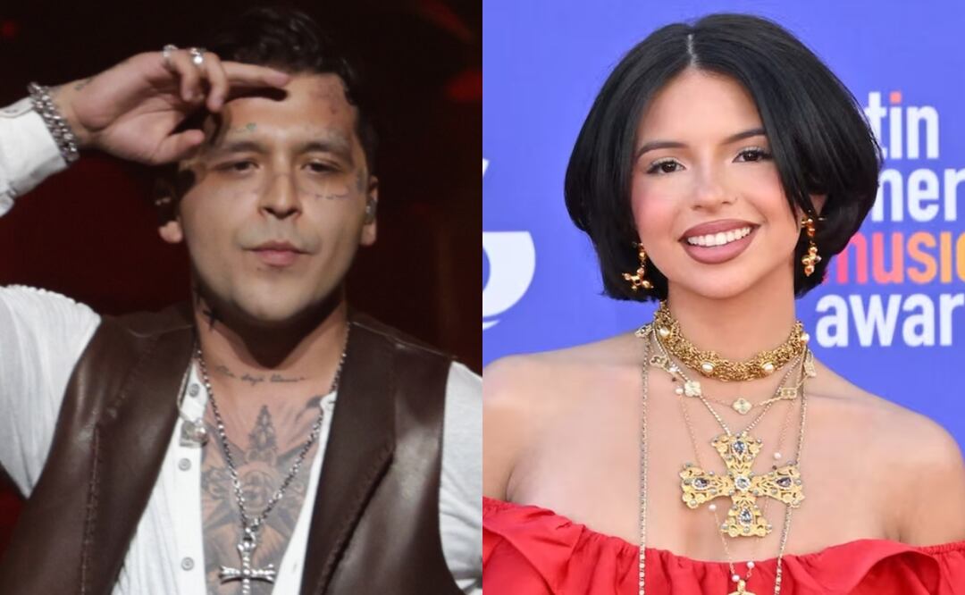 “La esposa”. Christian Nodal responde incómodo que está enviciado por Ángela Aguilar en entrevista. Foto: Carlos Mejía / El Universal / AFP