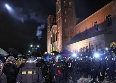 Suman más de 2,500 detenidos en protestas propalestinas de universidades de Estados Unidos. VIDEO