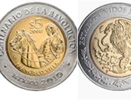 Moneda conmemorativa de la Revolución Mexicana de Francisco Villa que se vende hasta en $120 mil pesos