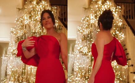 Martha Debayle desata críticas por su árbol de Navidad de 42 mil hilos: “Ni Cristiano Ronaldo se atrevió a tanto”