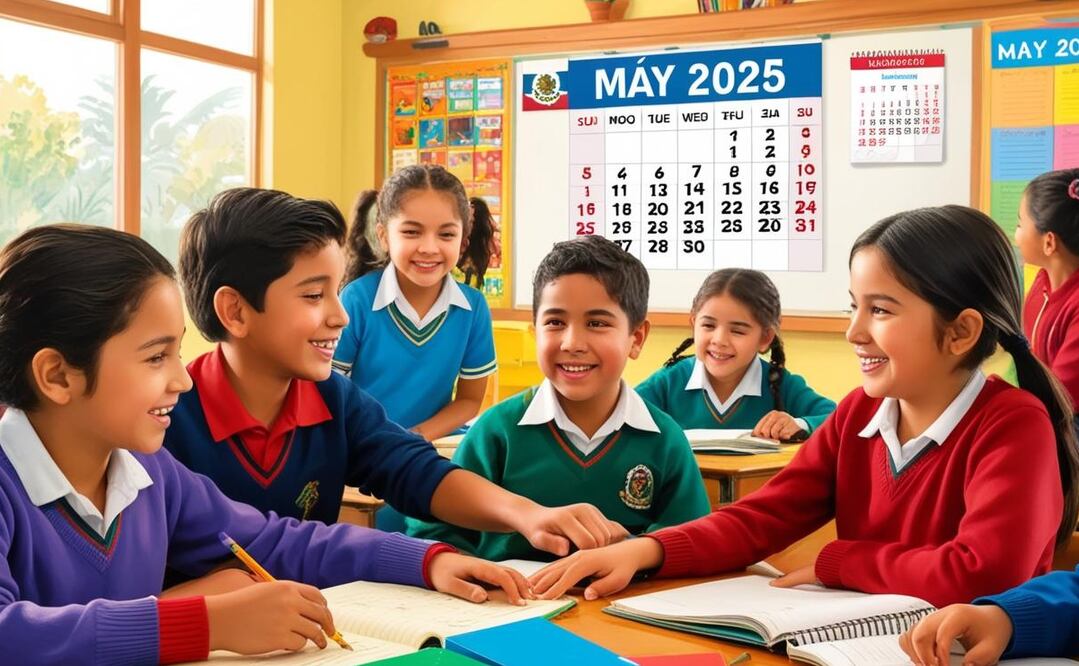 Megapuente de Mayo. ¿Hay clases el 30 de abril, 1 de mayo, 2 de mayo y 5 de mayo? Esto dice la SEP. Foto: Canva