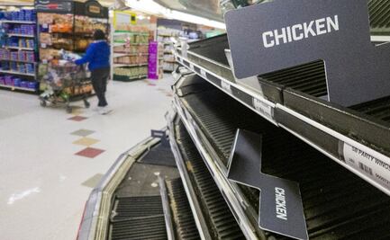 ¿Por qué hay estantes vacíos en los supermercados en EU?