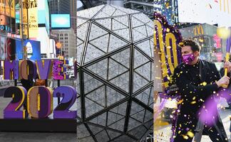Así es la bola de Times Square, la luz al final del 2020