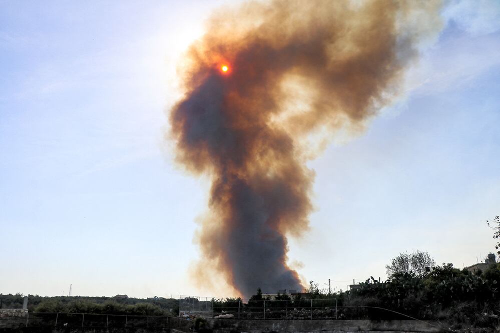 El ejército israelí confirmó que este martes bombardeó el campo de refugiados de Jabaliya, en la Franja de Gaza, . (Photo by AFP)
