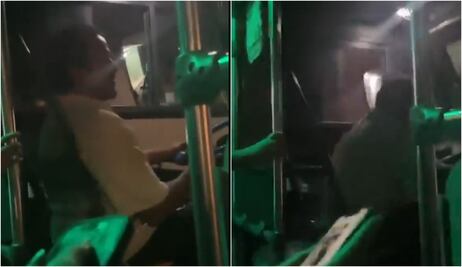 Chofer “poseído” sorprende a pasajeros por movimientos al conducir: "Tomó la ruta astral", aseguran