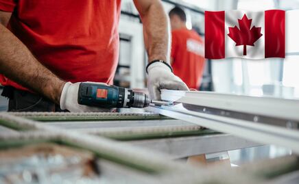 Trabajo para mexicanos en Canadá: buscan obreros para fabricar puertas (sin inglés)