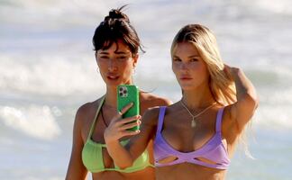 Joy Corrigan y Kylee Campbell se lucen con bikinis "imposibles" en México 