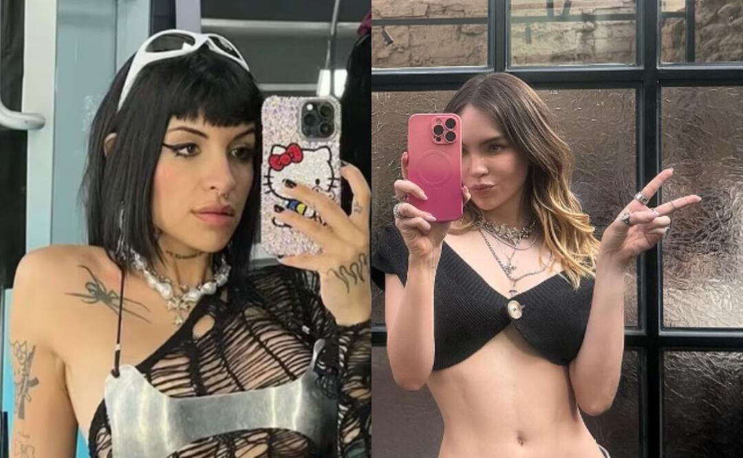 Cazzu responde si haría canción con Belinda o Kenia OS; "respeto mucho a las artistas mexicanas" | Fotos: Instagram @cazzu // @belindapop