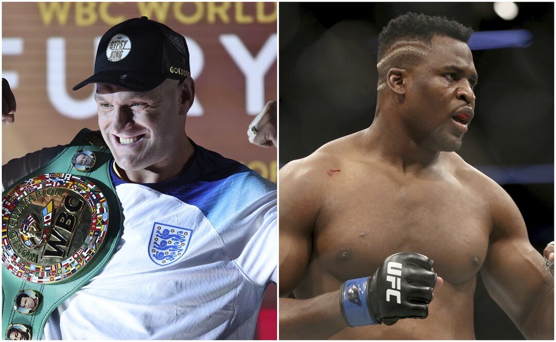 ¡Choque de titanes! Tyson Fury y Francis Ngannou se enfrentarán en pelea histórica. Foto: AP