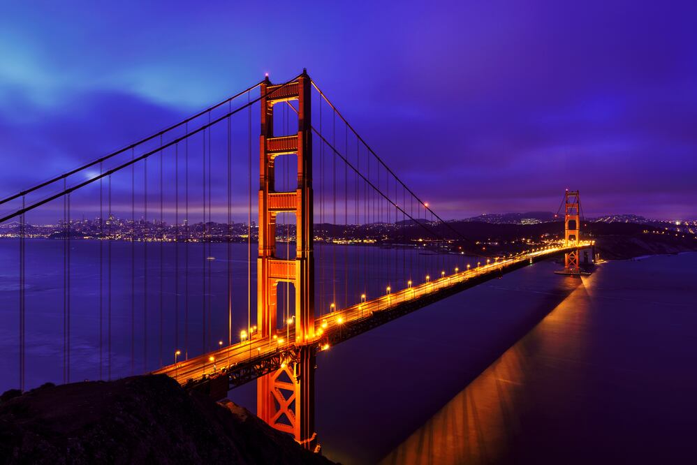 10 datos que quizá no sabías del puente Golden Gate de San Francisco. iStock/lucky-photographer