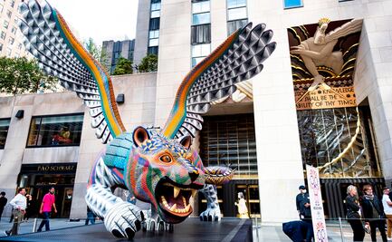 Alebrijes mexicanos llegan al Rockefeller Center de Nueva York 