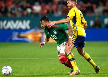 México pierde ante Suecia en su último partido antes del Mundial de Qatar 2022