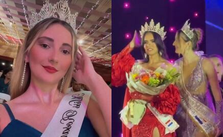 Quién es Violetta Arevalos, la reina de belleza que arremetió con furia y se negó a entregar la corona