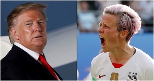 Trump carga contra capitana de la selección por rechazar ir a la Casa Blanca