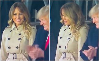 Video. Melania Trump reaparece y hace nuevo desplante a Donald Trump