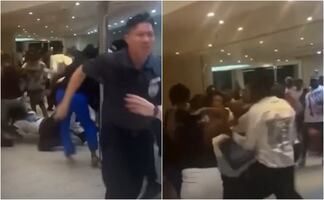 ¡Pelea en alta mar! Pasajeros arman una trifulca por unas tiras de pollo