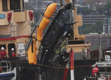 Dos heridos tras estrellarse un helicóptero en el río Hudson, NY