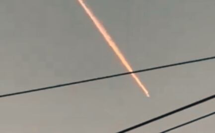 Captan misterioso objeto en el cielo de la CDMX: ¿Ovni, asteroide o meteorito? VIDEO