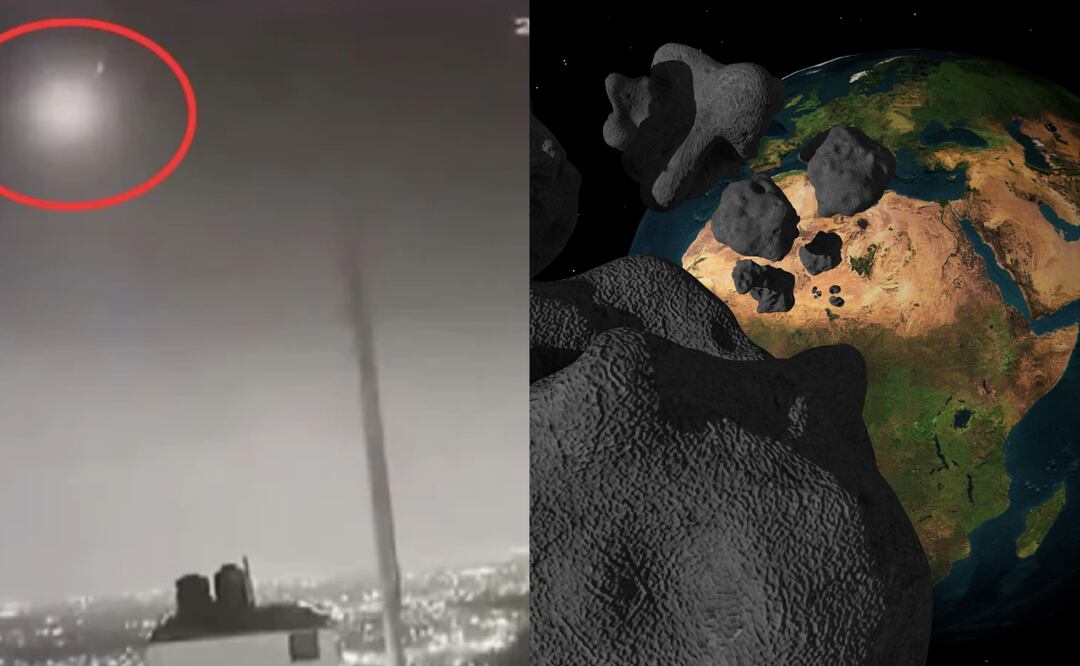 ¿Meteorito, meteoro o bólido? Que fue lo que cayó en la CDMX FOTO: Captura de Video / CANVA