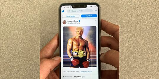 ¿Trump musculoso? Se edita con el cuerpo de Rocky Balboa y las redes reaccionan