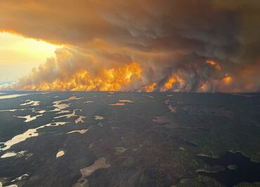 Incendios forestales en el oeste de Canadá: situación crítica y evacuaciones masivas. FOTOS