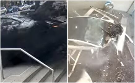 Video. Tesla sin frenos se estrella a toda velocidad con edificio en Ohio