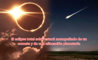 El eclipse total solar del 8 de abril se verá con una alineación planetaria y el Cometa Diablo