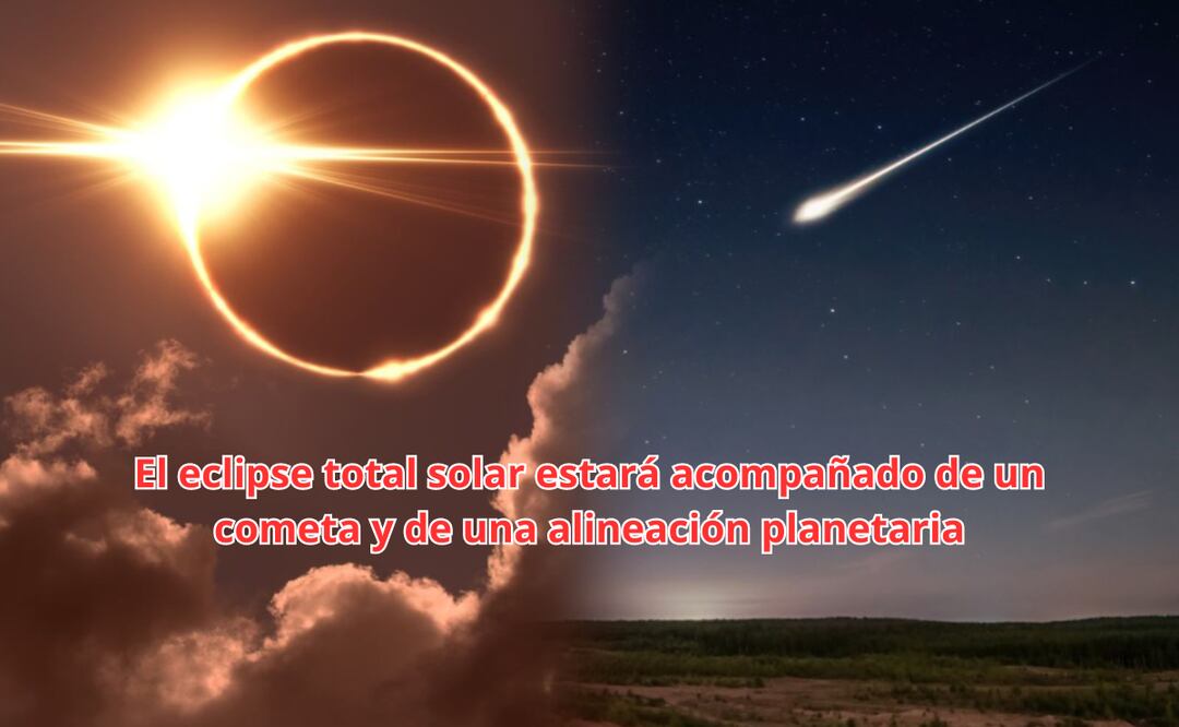 El eclipse total solar del 8 de abril se verá con una alineación planetaria y el Cometa Diablo. Foto: iSTOCK