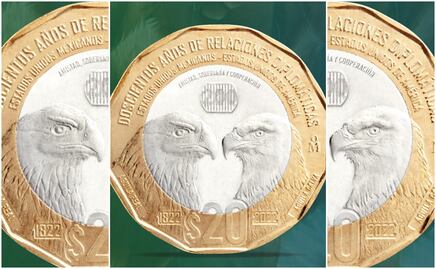 ¿Cómo conseguir la moneda de $20 pesos, que conmemora la relación México-Estados Unidos?