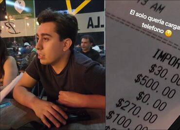 Restaurante le cobra $500 pesos a un joven por cargar su celular. ¿Cómo denunciar ante Profeco? VIDEO