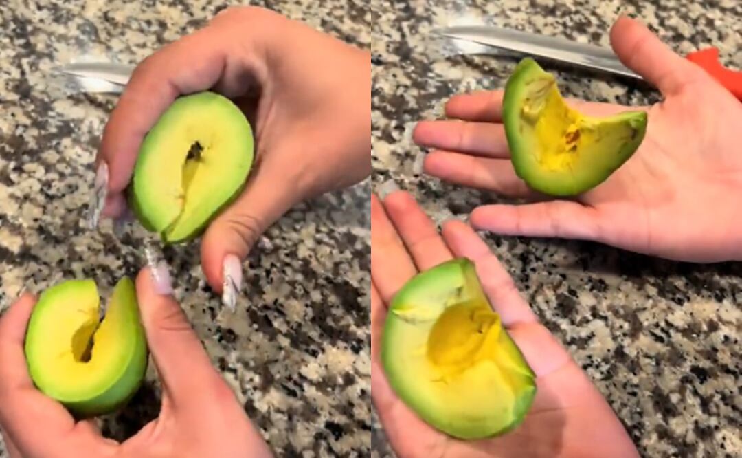 Critican a influencer estadounidense por confundir aguacate sin madurar con uno falso. Foto: Captura X