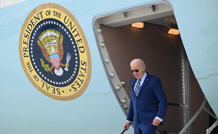 Biden llega a Atlanta en el Air Force One para el primer debate con Trump